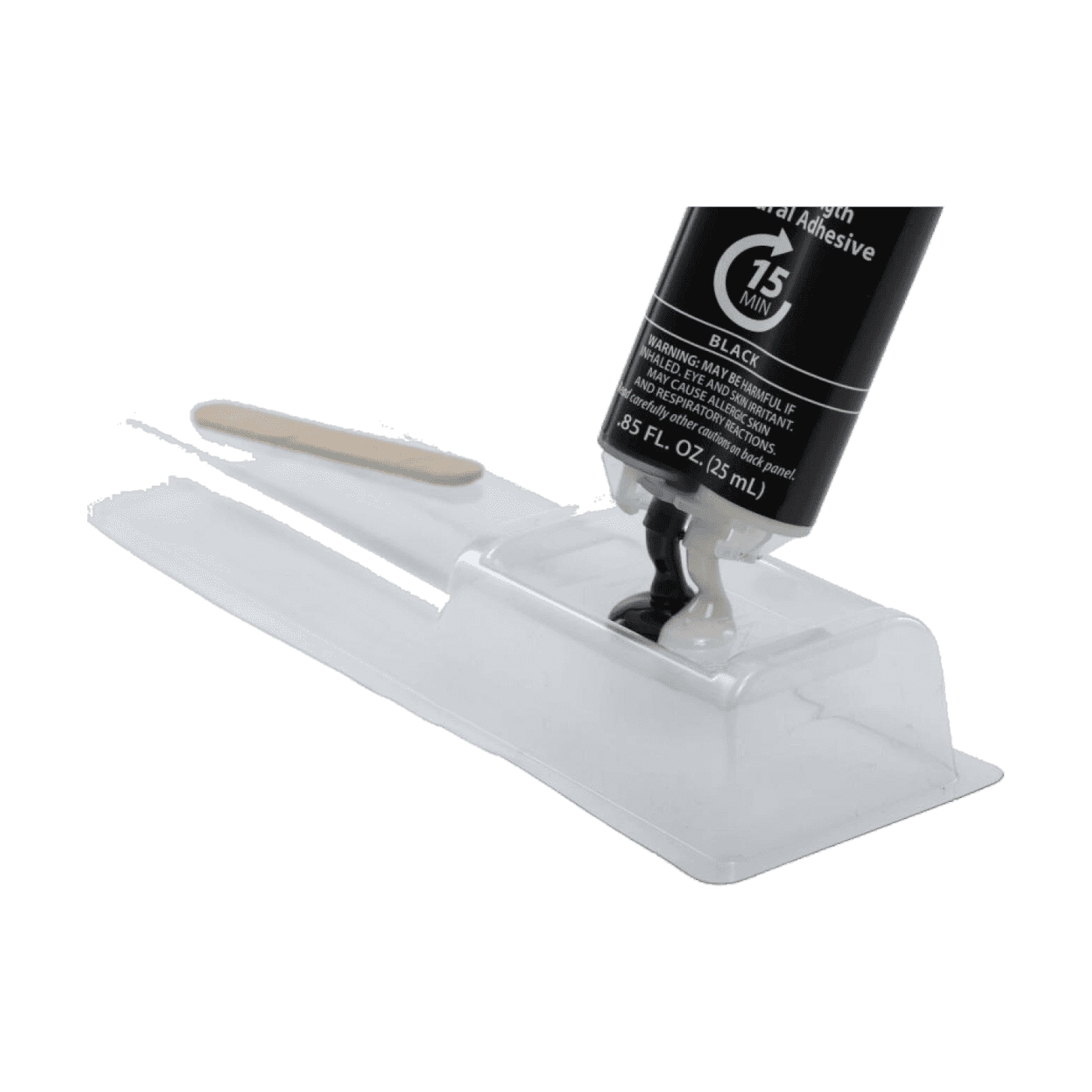Структурний клей для пластику J-B Weld Plastic Bonder 50139, чорний, 25 мл - J-B WELD - 50139 зображення 3