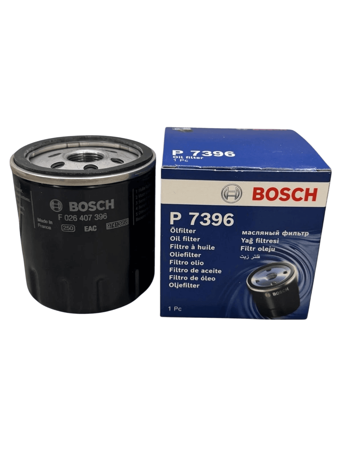 Масляний фільтр BOSCH F026407396 для Citroen Vauxhall Fiat Opel Peugeot – OE якість - Bosch - P7396 зображення 1