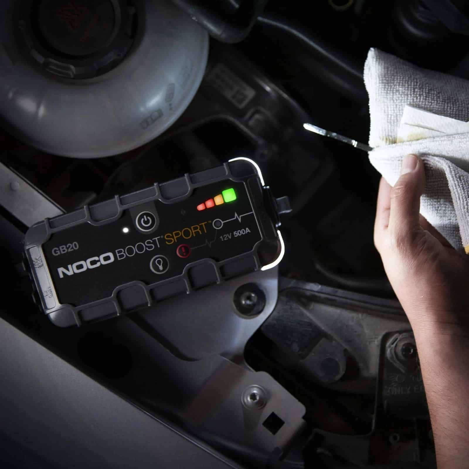 Оригінальний Пусковий Пристрій Noco GB20 Boost 12V 500A Jump Starter - Noco - GB20 зображення 5