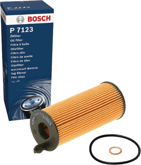 Масляний фільтр BOSCH P7123 для BMW 320D 325D 330D 335D 418D 420D 425D 430D 435D - Bosch - P7123 зображення 1