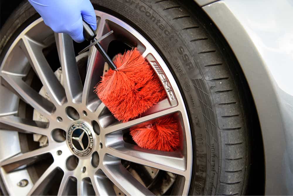Щітка для очищення дисків Martin Cox Extra Large Reach Red Wheel Brush MOGG156 - Martin Cox - MOGG156 зображення 3