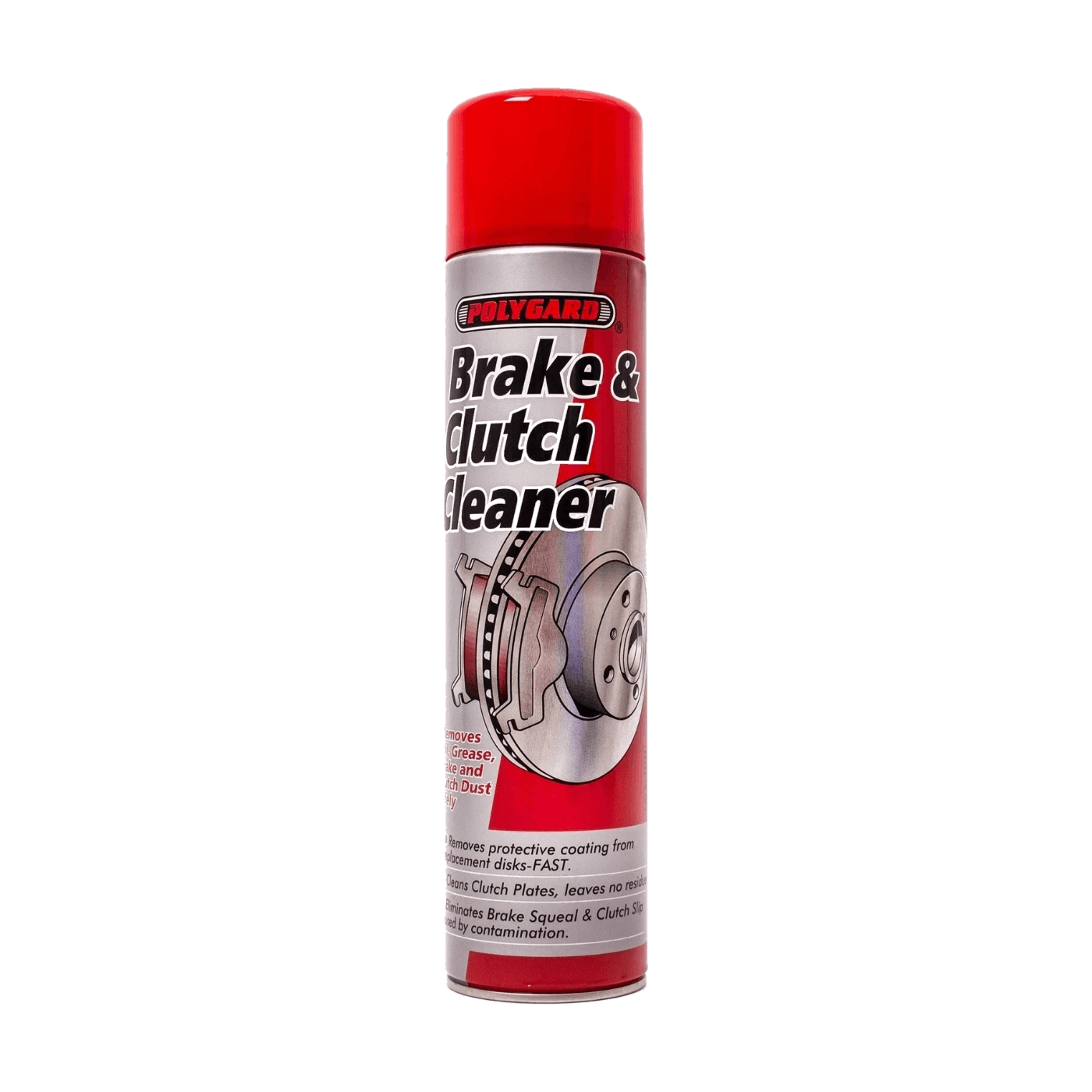 olyguard Brake & Clutch Cleaner 600мл – очищувач гальм і зчеплення, аерозольний знежирювач - Polygard - 12223 зображення 1