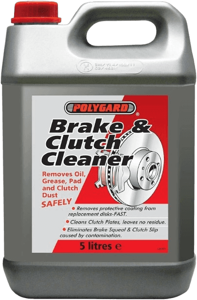Polyguard Brake & Clutch Cleaner 5л – очищувач гальм і зчеплення від оливи, мастила та пилу - Polygard - 12200
