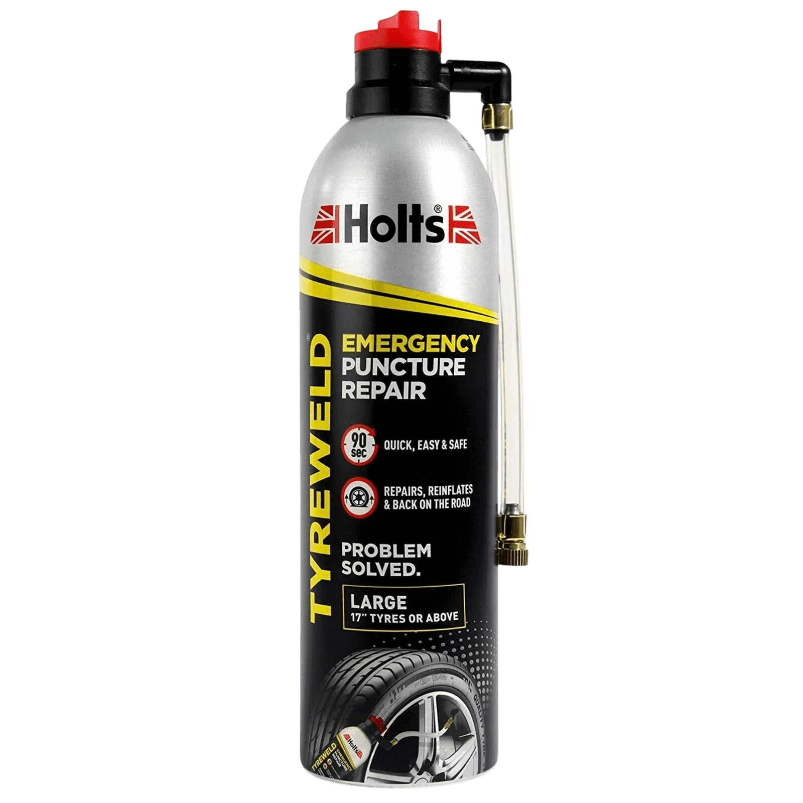 Holts Tyreweld HT4YA – аварійний герметик та накачування шин при проколі для великих коліс 17"+ - Holts - HT4YA зображення 1