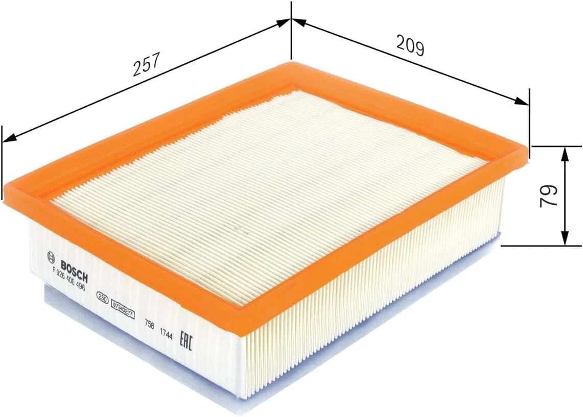 Сервісний комплект BOSCH для Vauxhall Vivaro Renault Trafic 1.6 CDTi/dCi 2014–2020 – масляний та повітряний фільтри - Bosch - S0496 P7125 зображення 5