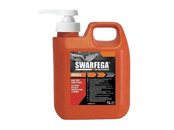 Swarfega Orange 1л – очищувач для рук від сильних забруднень з помпою SOR1LMP - Swarfega - SOR1LMP зображення 1