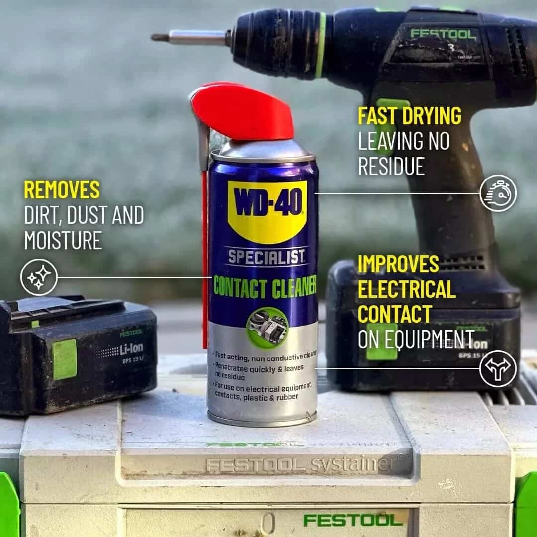 WD-40 Specialist Contact Cleaner 400мл 44376 – швидковисихаючий очищувач електричних контактів - WD-40 - 44376 зображення 2