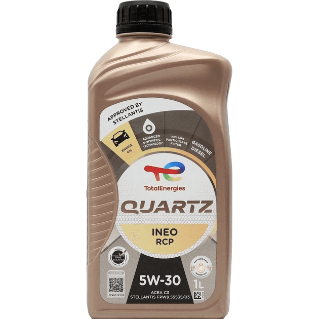 Моторна олива TotalEnergies Quartz Ineo RCP 5w-30 Advanced Synthetic - 1 літр - TotalEnergies Quartz - 231130 зображення 1