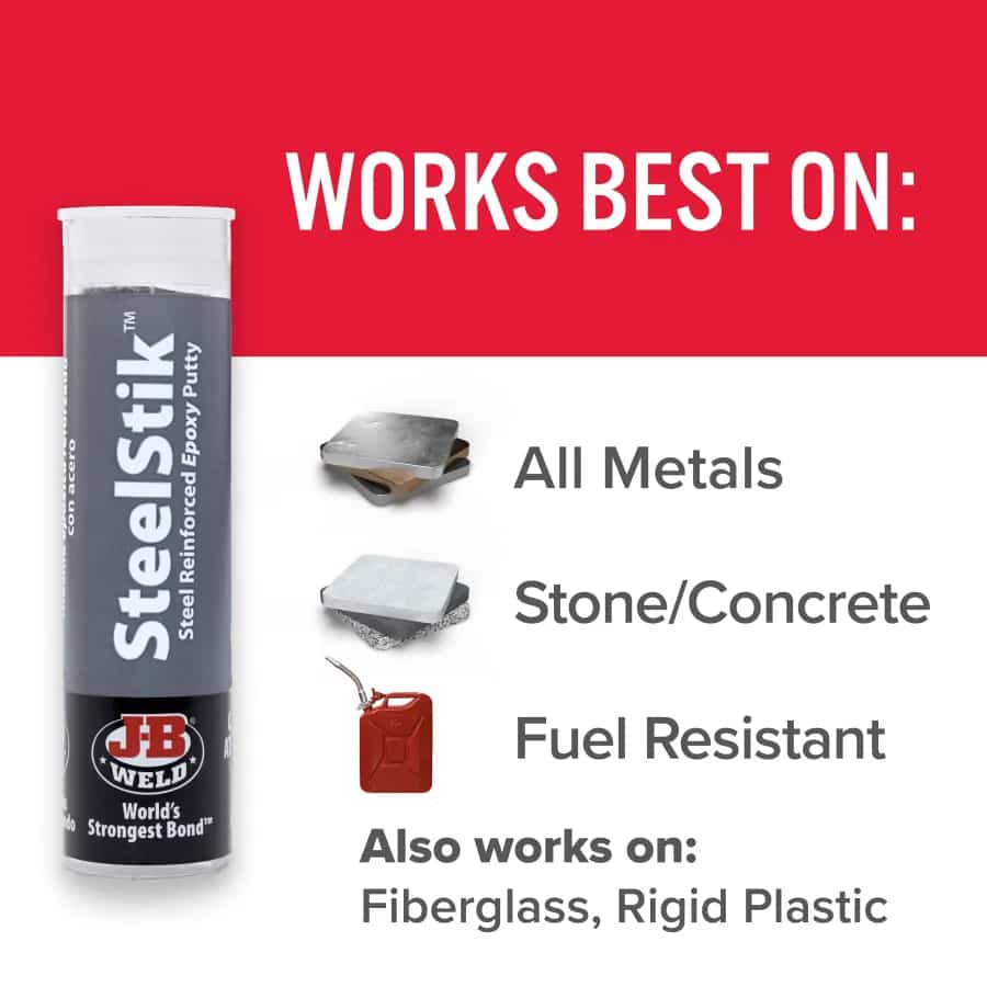 JB Weld SteelStik Сталева Епоксидна Шпаклівка для Металу 57г Ремонт та Відновлення - J-B WELD - 8267 зображення 7