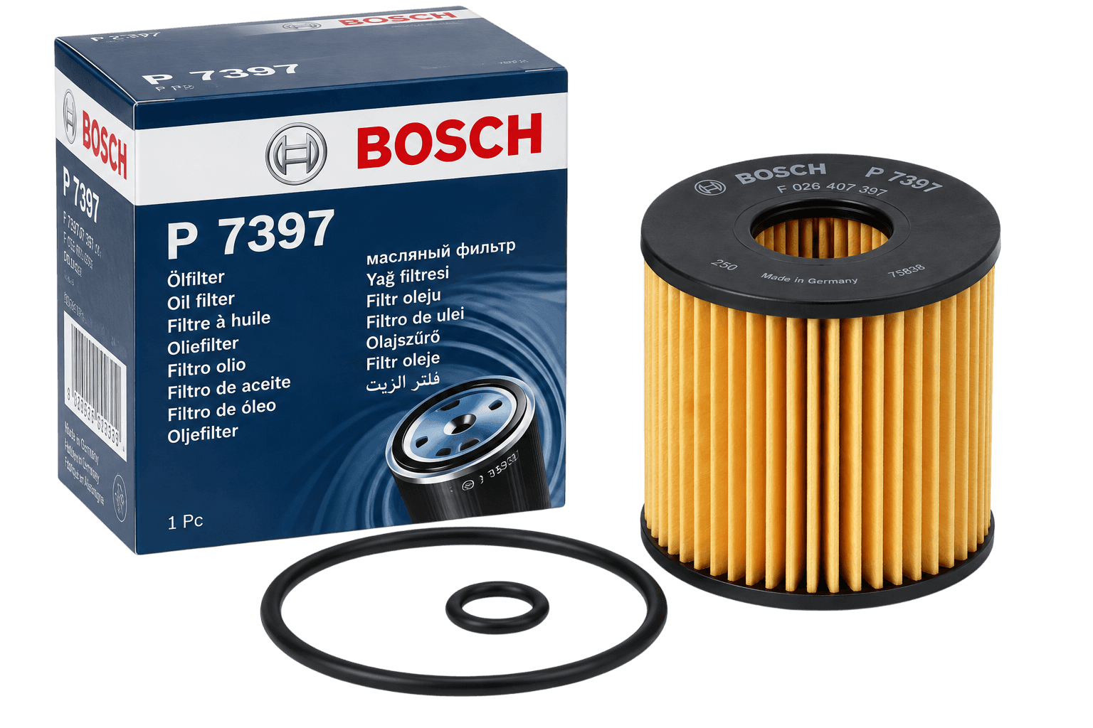Масляний фільтр BOSCH для Toyota Prius 1.8 Hybrid 2009– 2ZR-FXE – 0415237010 0415240060 - Bosch - P7397 зображення 1