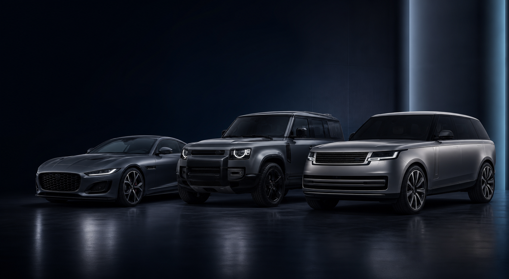 Популярні автомобілі Jaguar, Land Rover та Range Rover для підбору оригінальних запчастин